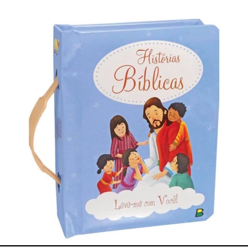 Bíblia Infantil minha pequena Bíblia mas Bíblia Infantil histórias bíblicas mas caixa de Acrílico com promessas