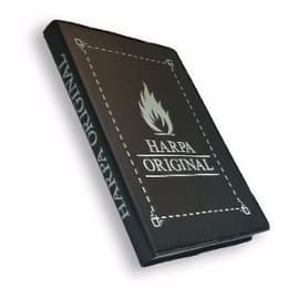 harpa cristã original capa preta harpa de Davi