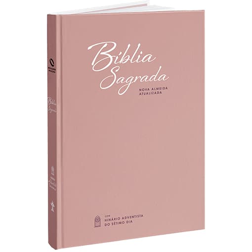BIBLIA NOVA ALMEIDA ATUALIZADA COM HINÁRIO ADVENTISTA DO SÉTIMO DIA CAPA DURA ROSA