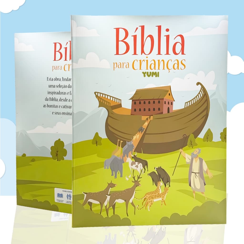 Bíblia para Crianças Livro Infantil Histórias Da Bíblia Ilustrada Antigo e Novo Testamento