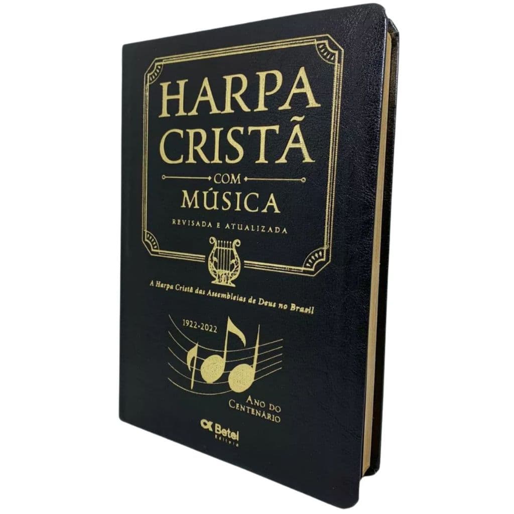Harpa Cristã Com Música Preta Edição Revisada E Atualizada Harpa Das Igrejas Assembleias De Deus