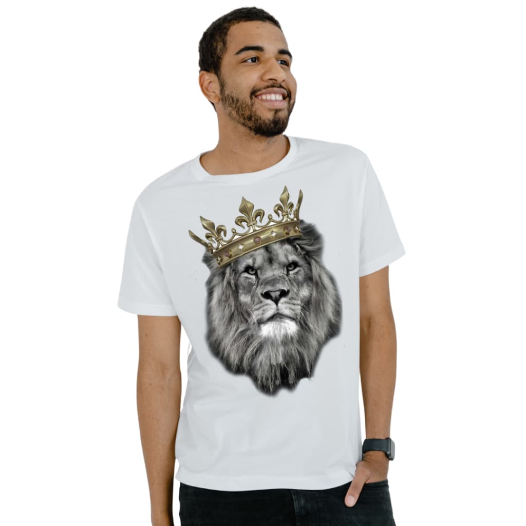 Camiseta masculina gospel - evangélica - camiseta branca - camiseta gospel - jesus cristo - premium.