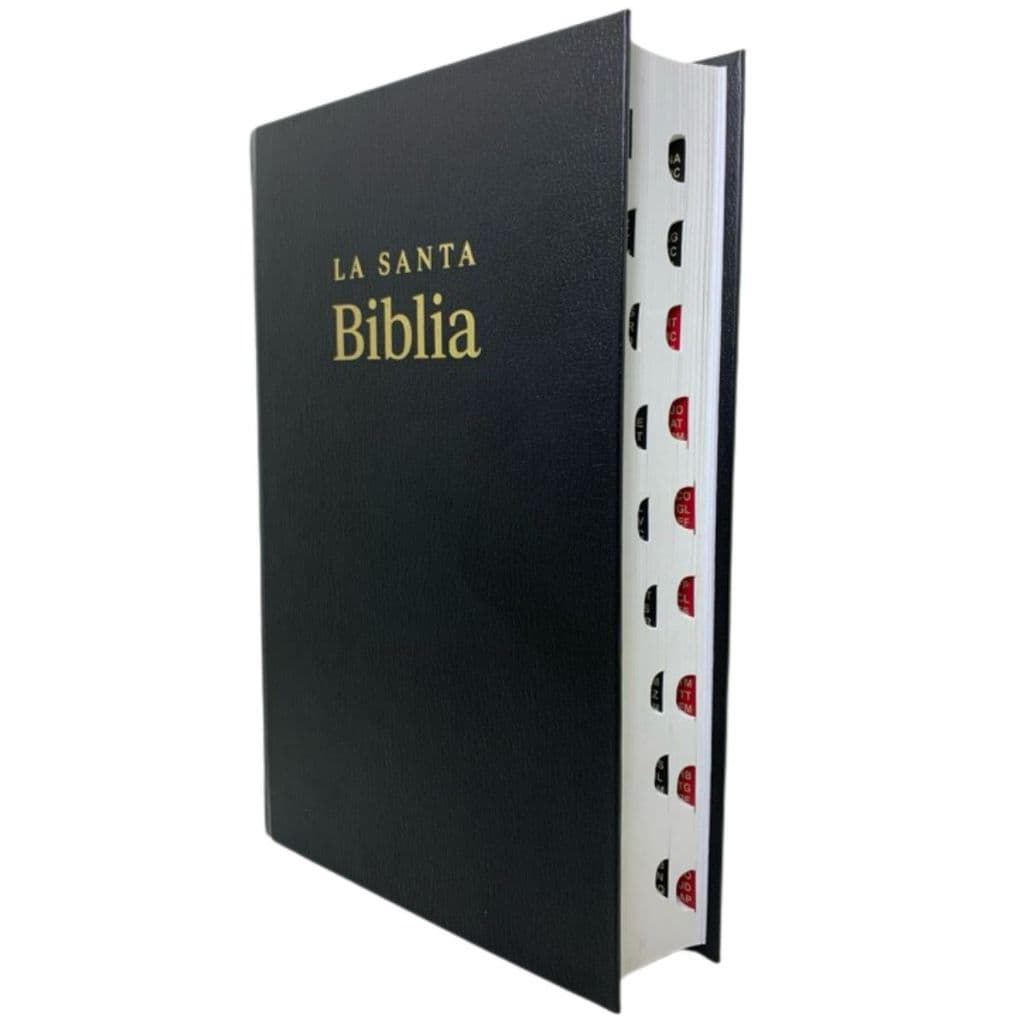 Biblia Sagrada Em Espanhol Santa Biblia Misionera Súper Económica Preta capa dura