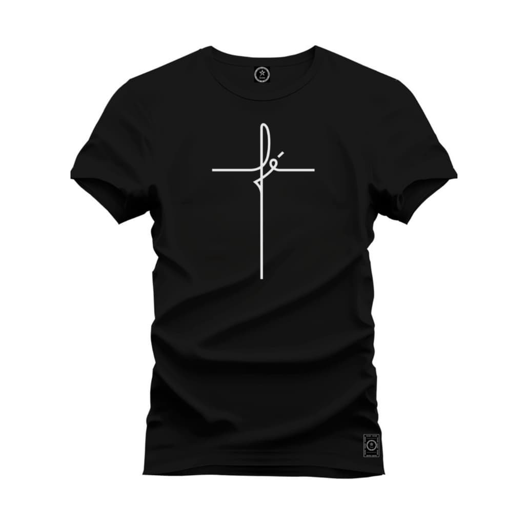 Camiseta Unissex FÉ - Moda Gospel Religiosa Cristã - Gospel