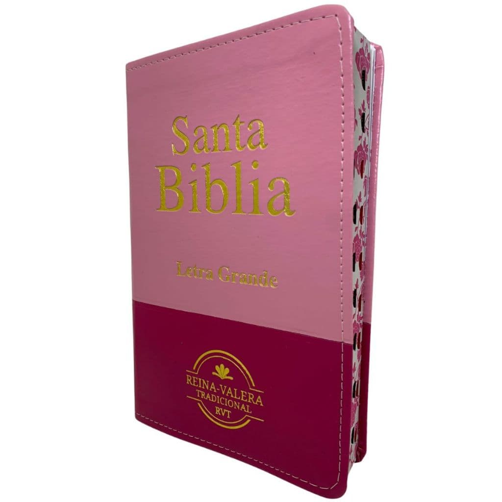 Biblia Sagrada Em Espanhol Santa Biblia Misionera Súper Económica Bicolor Reina Valera RVT Rosa Pink