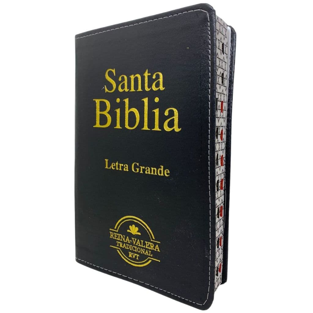 Biblia Sagrada Em Espanhol Santa Biblia Misionera Súper Económica Reina Valera RVT Preta