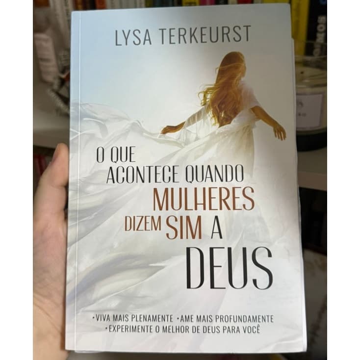 Livro cristã, evangelica, Lysa Terkeurst, devocional, mulheres, mulher, fé, leitura, ler, leitora, crente, gospel, bazar