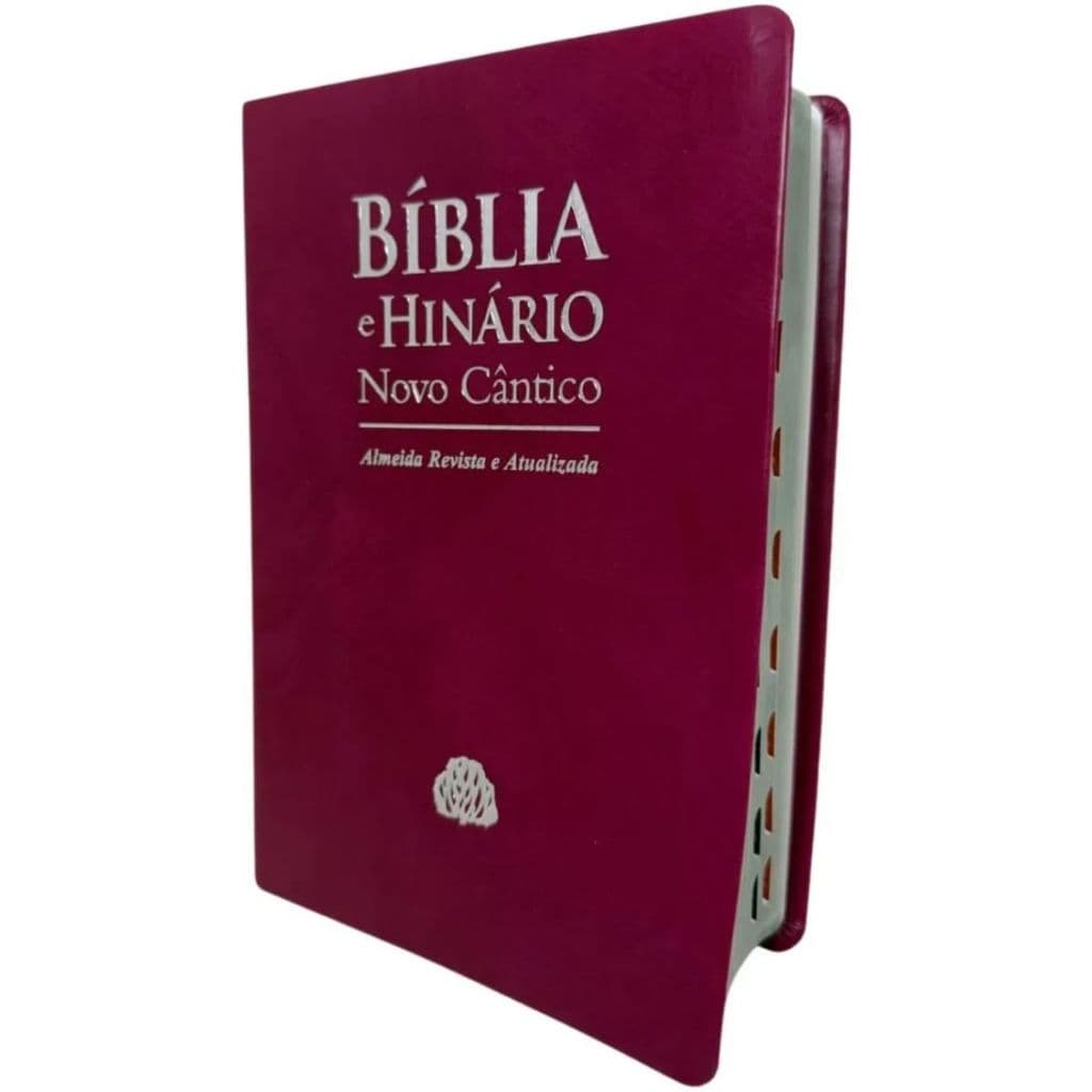 Bíblia Sagrada Feminina Letra Gigante Com Hinário Novo Cântico Capa Luxo Pink c/ Índice