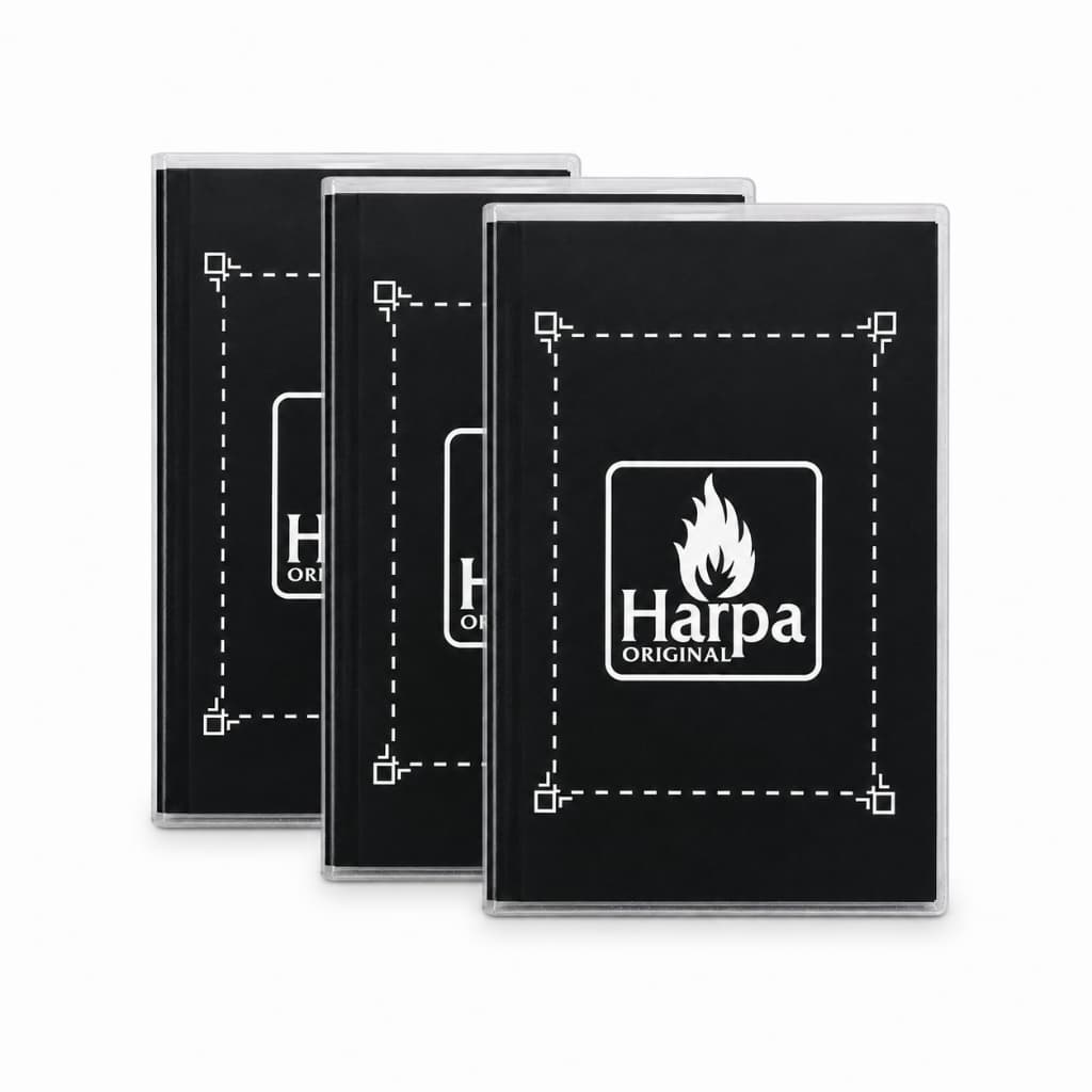 Kit 10 Harpas Preto Cristã Original 680 Hinos e Corinhos Hinário Assembleia de Deus
