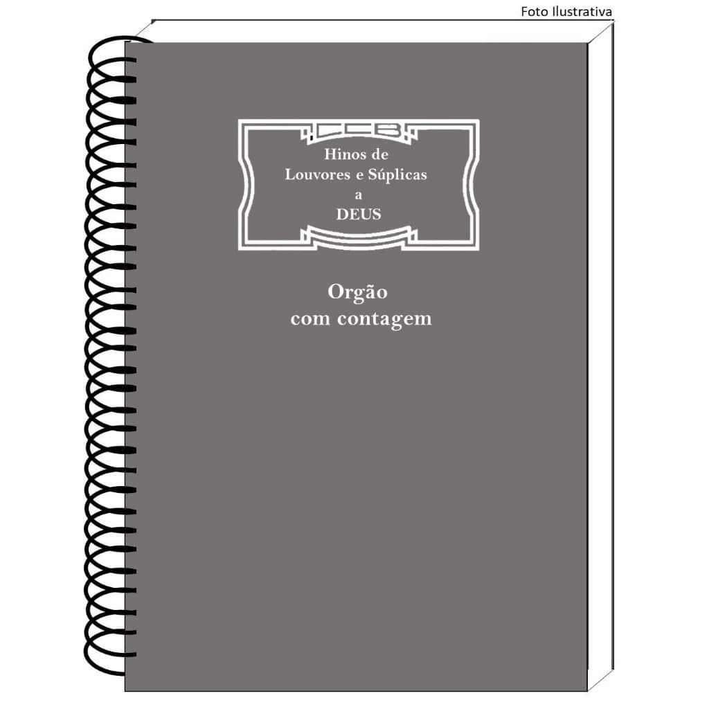 Hinario Nº 5 - Para Organista Ccb -  CAPA DURA Tamanho Médio A5 - Com contagem