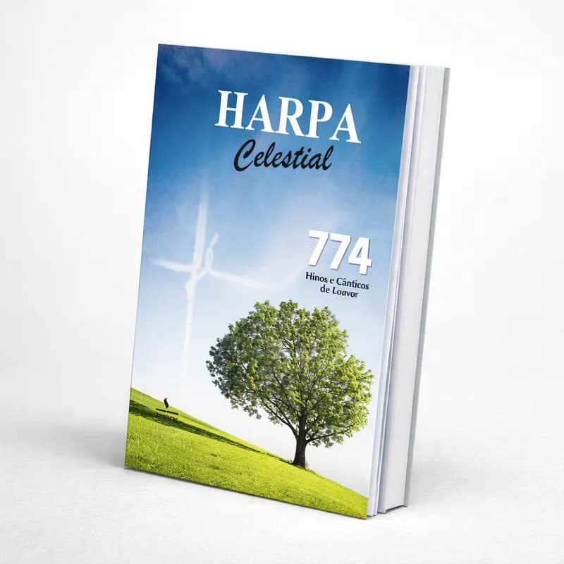 Harpa Brochura Harpa Cristã 774 Letra Hiper Grande Hinos Cânticos Luxo