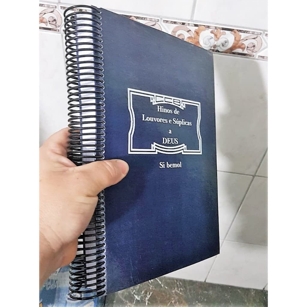 Hinario 5 - Básico - Si Bemol Com Partitura Grande A4 - CAPA DURA