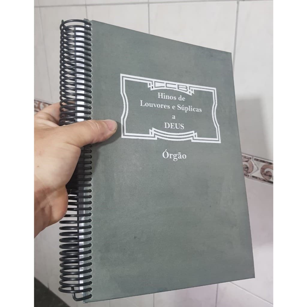 Hinário Nº5 -organista formato Grande A4 - CAPA DURA