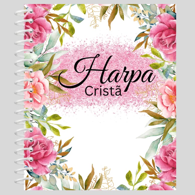 Harpa Cristã Evangélica Letra Maior Hinário Completo com Corinhos 689 hinos Capa Dura