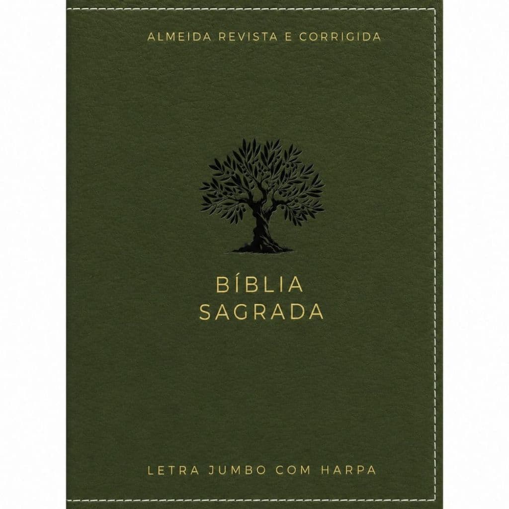 Bíblia Sagrada | Letra Jumbo | ARC com Harpa | Palavras de Jesus em Vermelho | Oliveira