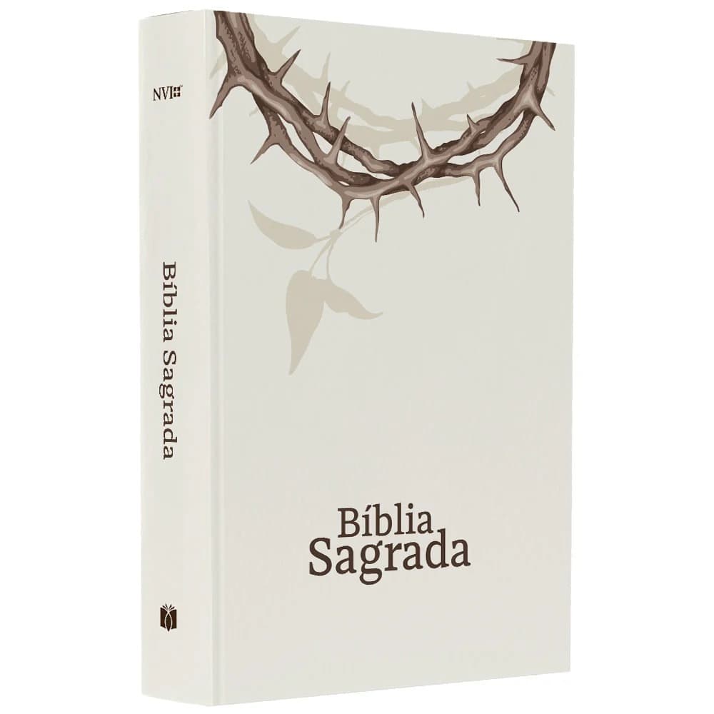Bíblia Sagrada | NVI | Coroa de Espinhos | Capa Brochura | Bíblia Cristã