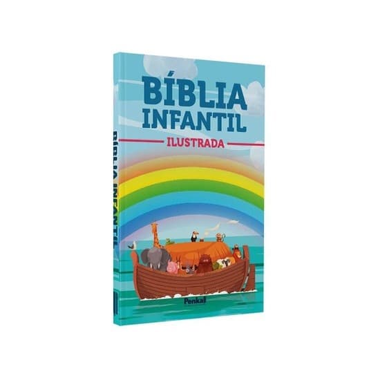 Bíblia Infantil Bichos na Arca + de 80 histórias da Bíblia com ilustrações