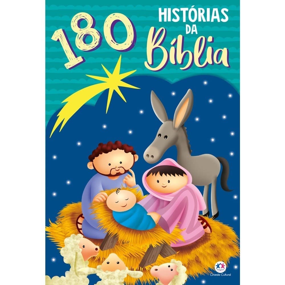 Livro 180 Historias da Bíblia - Conheça passagens da Bíblia