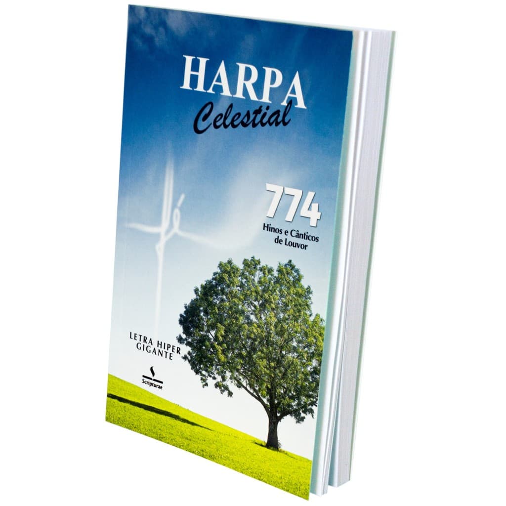 Harpa Brochura - Harpa Cristã 774 Letra Hiper Grande Hinos E Cânticos Luxo