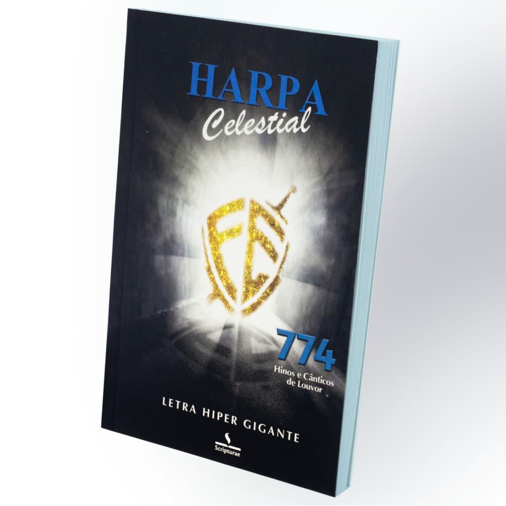 Harpa Brochura - Harpa Cristã 774 Letra Hiper Grande Hinos E Cânticos Luxo
