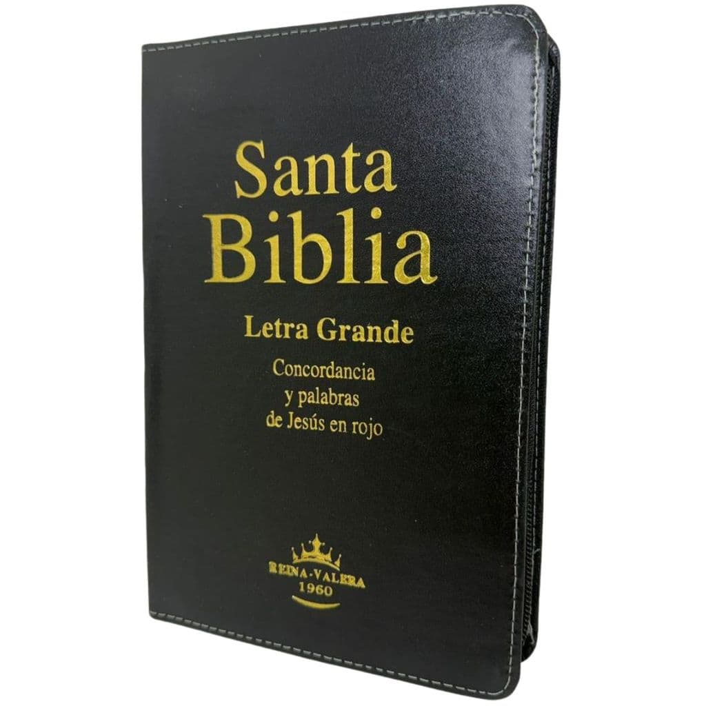 15 Biblias Em Espanhol Santa Biblia Letra Grande Reina Valera Tradicional 1960 Rvt Preta