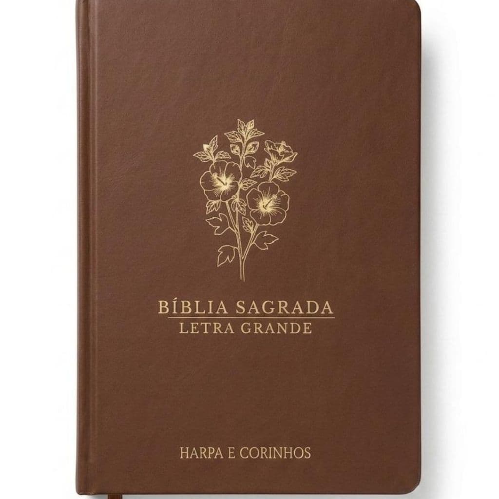 Bíblia Sagrada | ARC Letra Grande | Com Harpa | Palavras de Jesus em Vermelho | Buquê