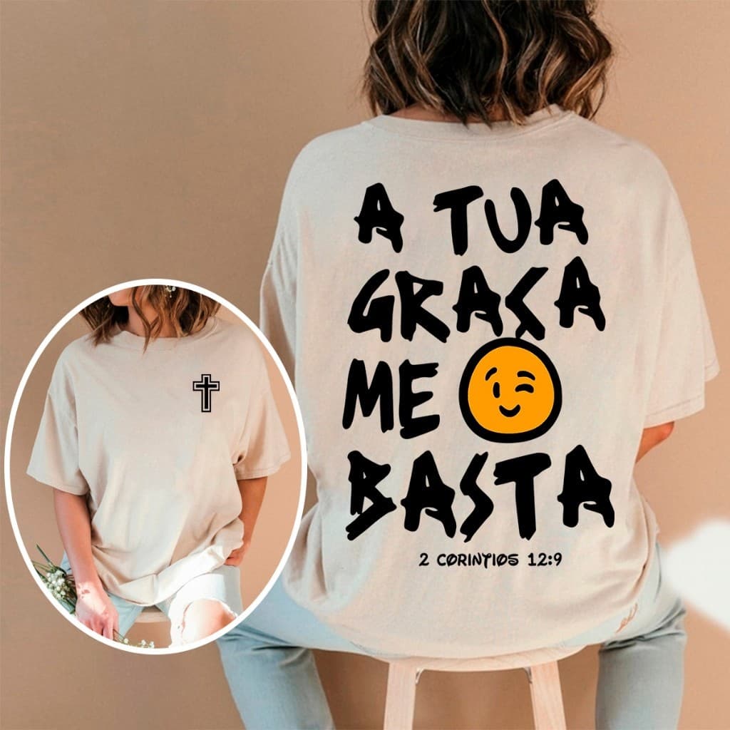 Camiseta Gospel Streetwear Unissex Fé l Cristo l Religião l Estilo l Gospel