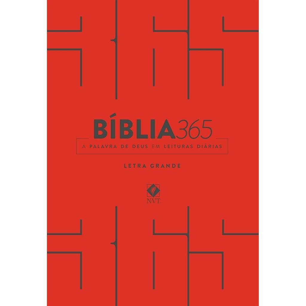 Bíblia 365 A palavra de Deus em leituras diarias  - Biblia Vermelha - Letra grande autor Bíblia 365 A palavra de Deus em
