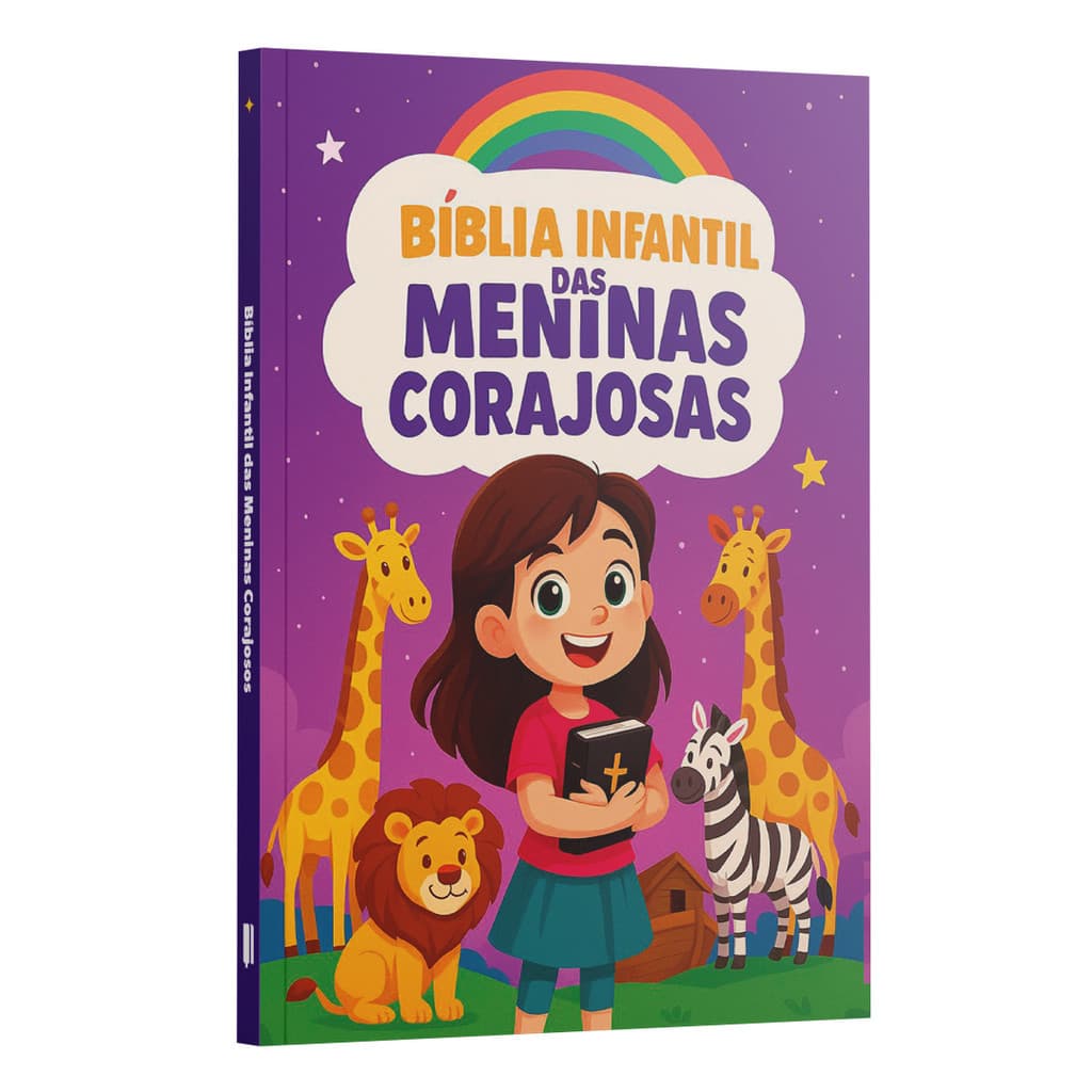 Bíblia Infantil Ilustrada | Jardim das Promessas | Meninas Corajosas